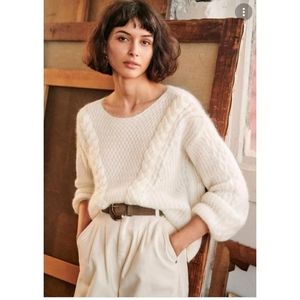 Sezane Philomene Mohair wool sweater Size M US6
